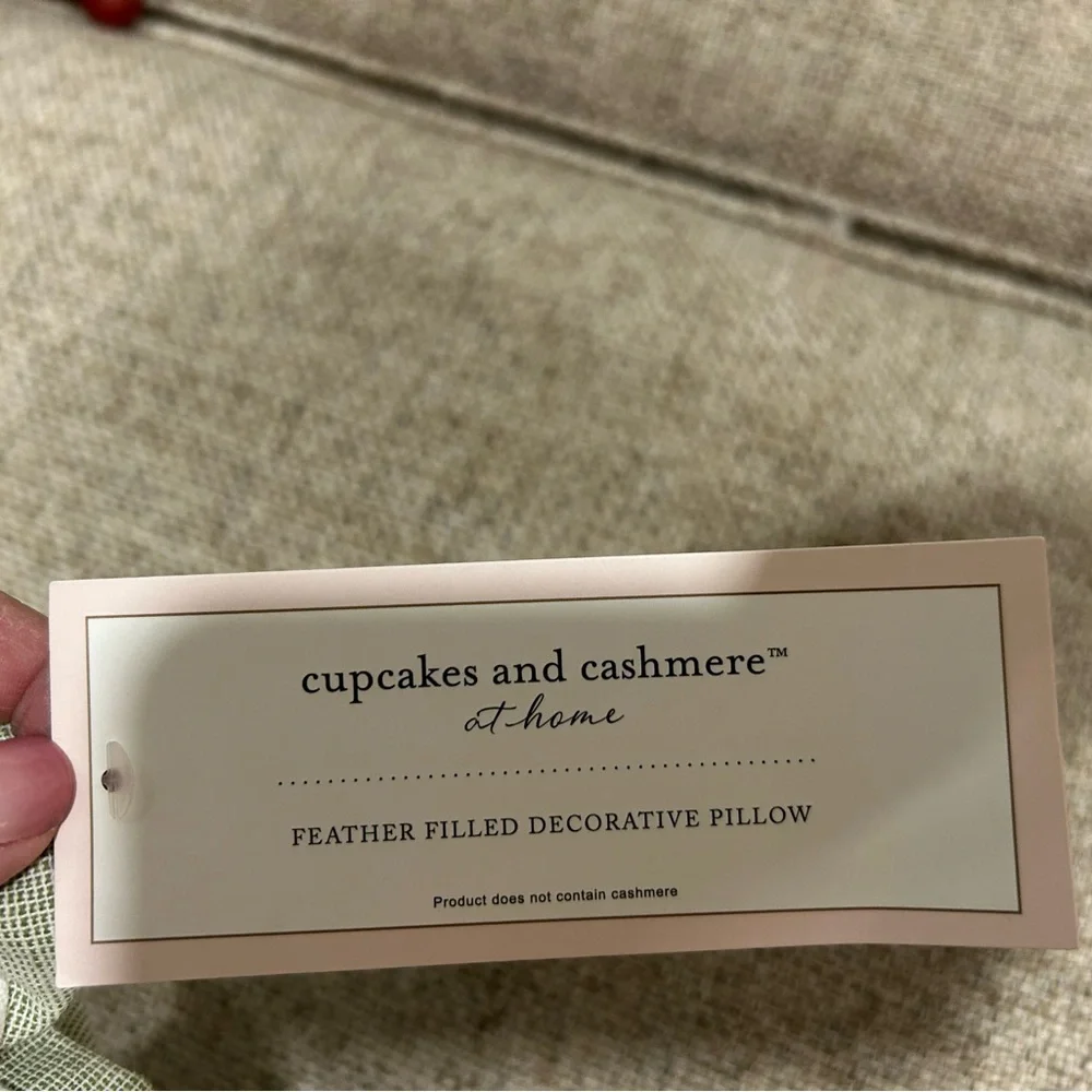 New w tag Floral Bunny Embroidered Pillow - Picture 3 of 3